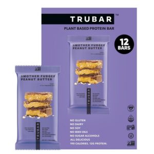 TRUBAR Smother Fudger Peanut Butter Protein Bar 1.76oz 12ct